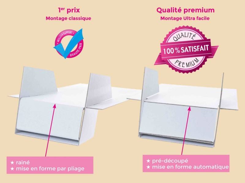 Présentoir pour flyers en carton personnalisé